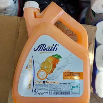 مایع دست رایحه پرتقال و شیر بس 3.5 کیلویی