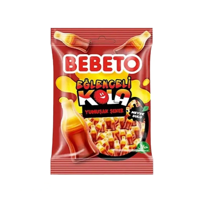 پاستیل طرح نوشابه کولا ببتو BEBETO وزن 80 گرم