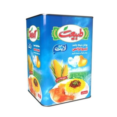 روغن نیمه جامد ذرت طبیعت 5 کیلویی
